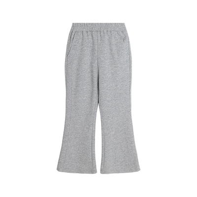 布丁哈鲁童装加绒加厚微喇卫裤