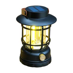 户外露营灯超长续航马灯野营灯充电氛围帐篷灯照明灯太阳能应急灯