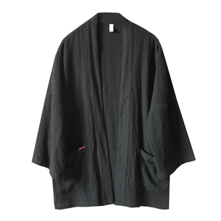 春夏古风汉服男装改良现代中国风道袍中式棉麻外套复古短款风衣