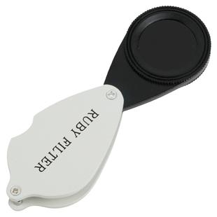 查尔斯滤色镜折叠鉴定珠宝翡翠C货玉石器红宝石染色专用便携玻璃