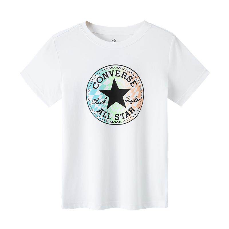 Converse匡威儿童官方旗舰2023夏季新款男童短袖T恤吸汗透气上衣
