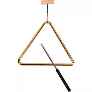 MEINL麦尔黄铜进口三角铁敲打击乐器专业乐团乐队演奏音乐课学生