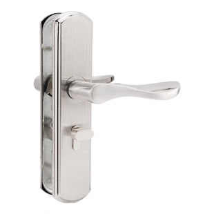 不锈钢卧室门锁室内家用通用型房门木门锁具免改孔门把手手柄执手