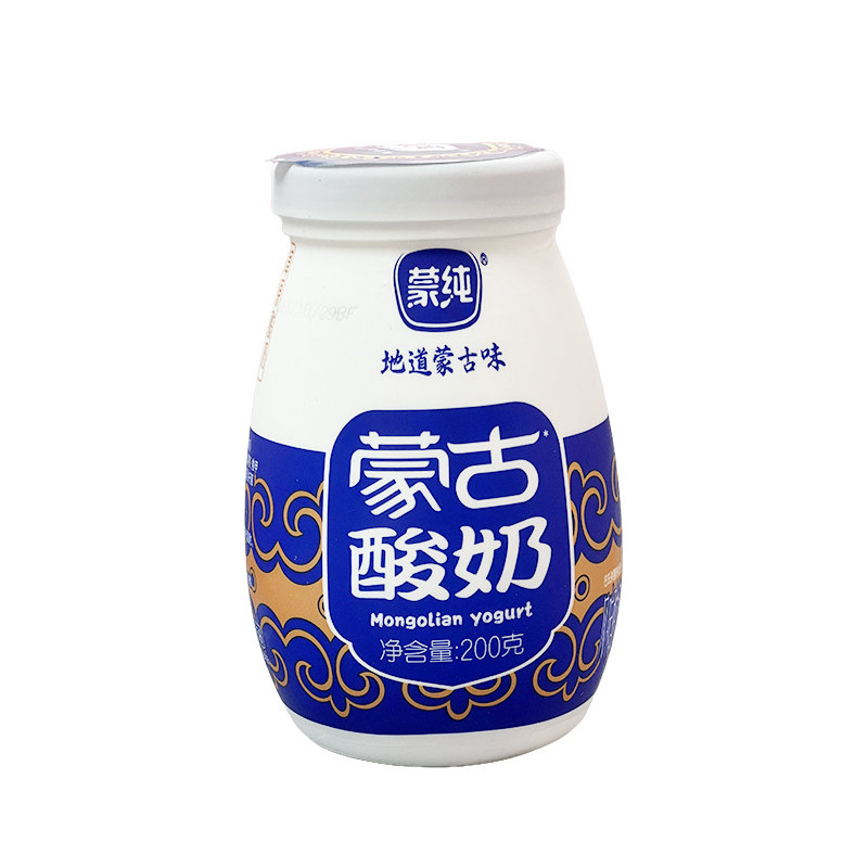 蒙纯蒙古老酸奶200g*12罐