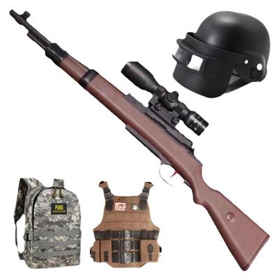 ak一47男孩吃鸡套装仿真软蛋模型