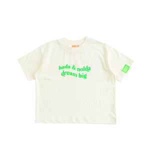 ILOVEJ童装洋气短袖撞色荧光绿宽松T恤儿童夏装女童上衣/JVUTO84