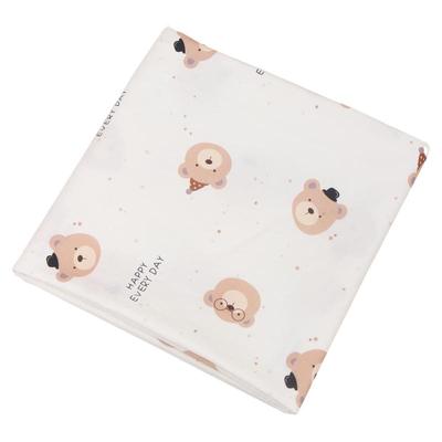 椿萱堂新生婴儿床单全棉透气床罩