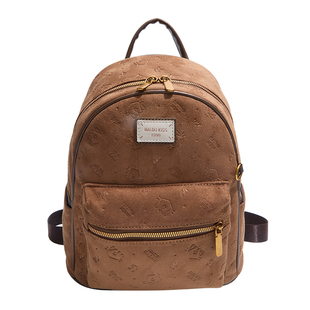 双肩包包女2025新款高级感日常通勤百搭旅游背包大学生大容量书包