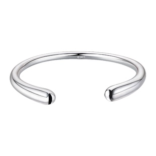 足银999鲁珀特之泪手镯女小众设计年轻款简约实心素圈高级感镯子