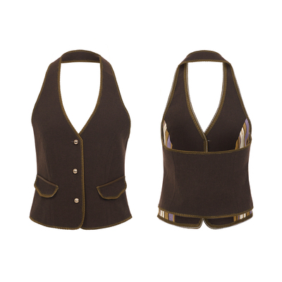 PALAVAS皮诺信约马甲复古英伦风