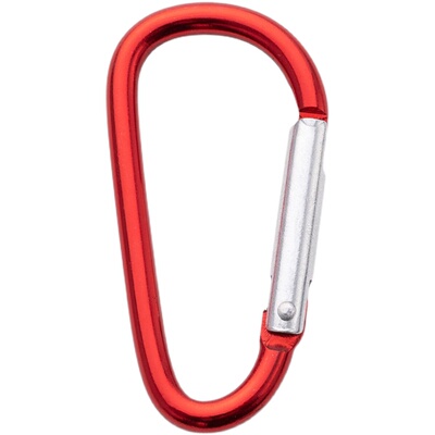 彩色5号登山扣D型水壶挂扣铝合金户外快挂弹簧钩背包连接扣钥匙扣
