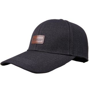 10cm加长帽檐帽子男春秋显脸小圆脸大脸鸭舌帽长舌宽檐显瘦棒球帽