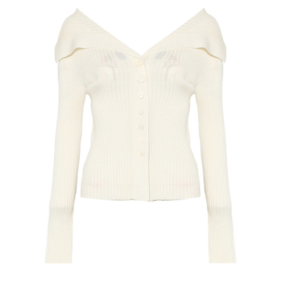 DPLAYV领单排扣羊毛开衫