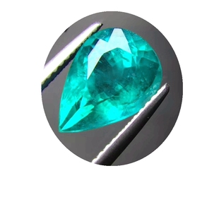 水滴形帕拉伊巴裸石梨形蓝色托帕石吊坠戒指主石海蓝耳钉裸钻