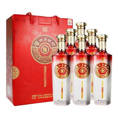 52度泸州老酒坊福庆双辉酒整箱