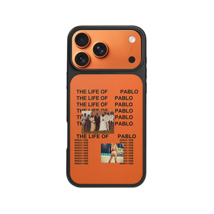 kanye侃爷The Life of Pablo原创适用于苹果17防摔15全包12pro雾感磨砂13高级感保护套13软壳16promax手机壳