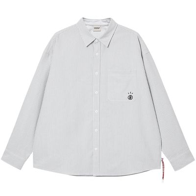 【衣启赢运】杰克琼斯衬衫男新款日系宽松合身棉质条纹上衣男装