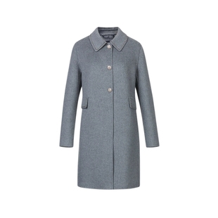 【绵羊毛+山羊绒】Koradior珂莱蒂尔商场同款冬气质百搭毛呢大衣