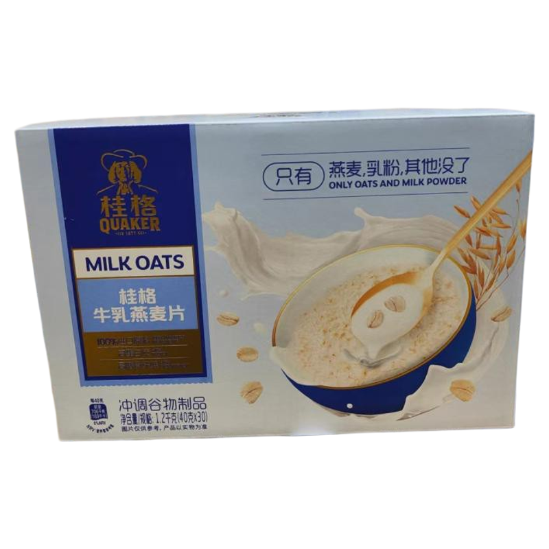 桂格牛乳燕麦片燕麦片早餐