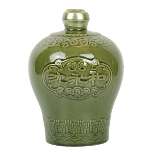 古越龙山绍兴黄酒沈永和五年陈1.5L无焦糖色本色半干型坛装黄酒