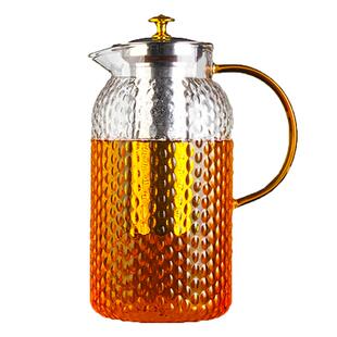 超大加厚玻璃茶壶耐热304过滤网网红泡茶壶防爆套装明火家用煮茶