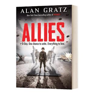 英文原版小说 Allies 盟国 二战小说 诺曼底登陆开辟了欧洲第二战场 全英文版英 Alan Gratz  英文版 进口英语原版书籍