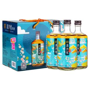 苏州特产 沙洲优黄清沙优半干型无焦糖色黄酒 整箱装500ml*6瓶