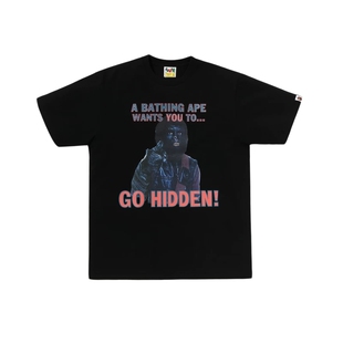 BAPE X HIDDEN联名男装春夏图案印花短袖T恤902101Q