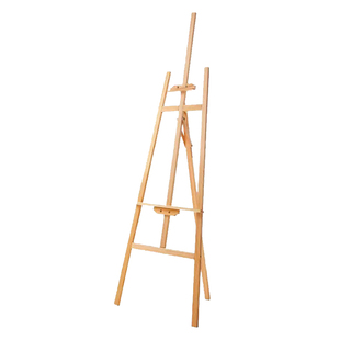 伦勃朗木制画板画架套装美术生专用4K对开画板画画支架式初学者儿童画架美术绘画架子木质展示架