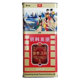 明韩高丽37.5g40支天字5年根无糖高丽参切片别直参另有75g和150g