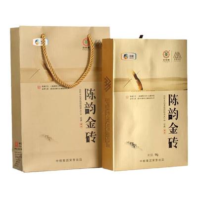 中茶牌 湖南安化黑茶 2015年陈韵金砖手筑茯砖茶 1kg/盒