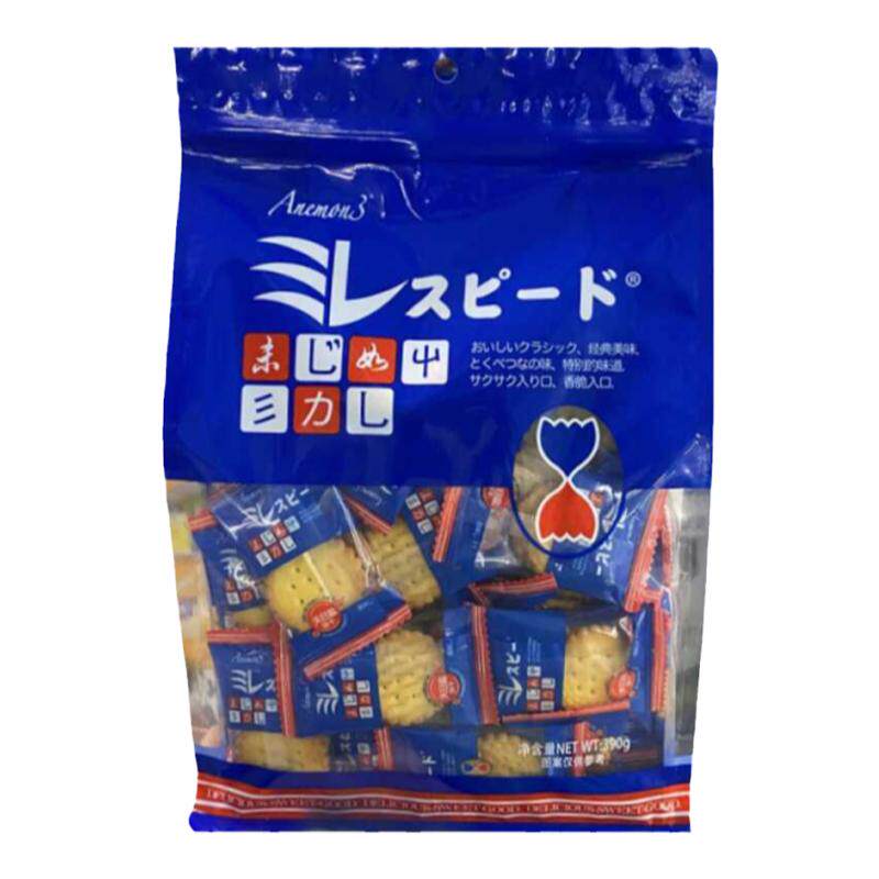 麦德龙代购天日盐小饼干原味390g独立装酥脆便携即食韧性饼干零食