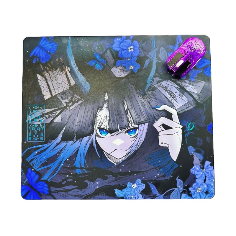 AbyssGaming岚玉/红玉二次元钢化玻璃鼠标垫电竞游戏FPS专用超大