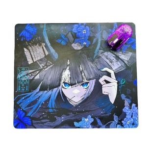 Abyssgaming岚玉/红玉二次元钢化玻璃鼠标垫电竞游戏FPS专用超大