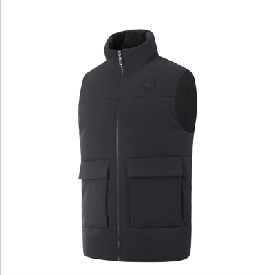 李宁男子冬季新款立领羽绒马甲