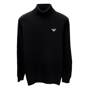 正品意大利高端羊毛衫男士毛衣加厚高领冬季保暖针织羊绒打底衫厚