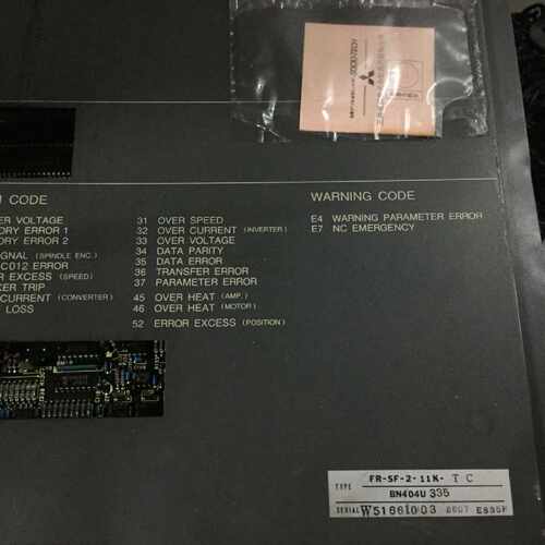 议价FR-SF-2-11K，FR-SF-2-7.5K三菱主轴驱动器