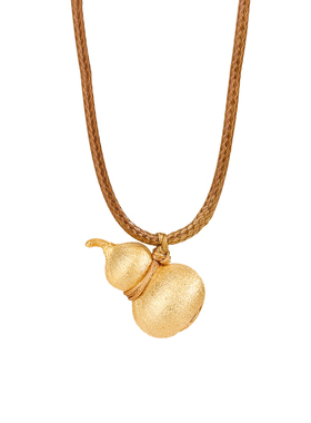 纯银小葫芦毛衣链高级感福禄挂件