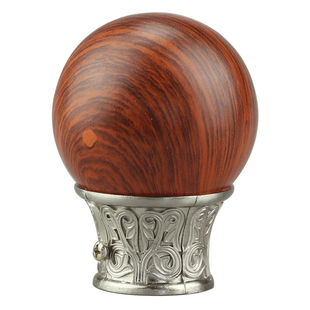 清仓窗帘杆头帽装饰头头花罗马杆配件封口堵头