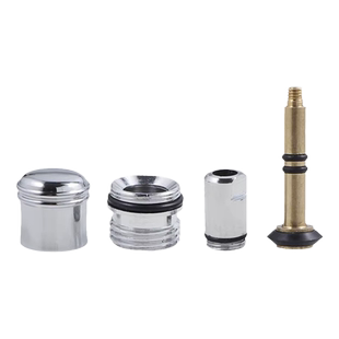 三联浴缸淋浴花洒提拉分水器混水阀切换开关全铜拉杆拉帽龙头配件