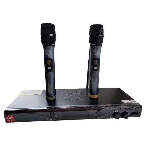 正品原装BBS U-4500D一托二专业K歌演唱麦克风 无线话筒U-4500D