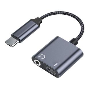 西伯利亚耳机配件 耳机游戏听歌/充电二合一适用于苹果iPhone转接头lightning分线器吃鸡 安卓小米华为TYPE-C