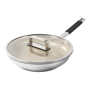 莱德斯聚芯钛陶瓷不粘锅家用牛排煎锅煎蛋煎饼烙饼平底锅中心聚油