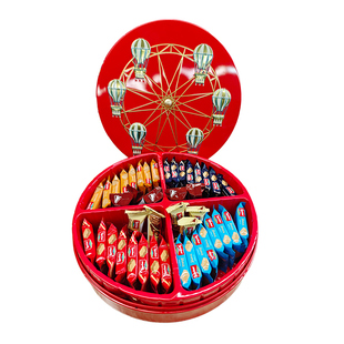 【新品】Loacker莱家威化饼干儿童玩具摩天轮零食礼盒新年货礼物