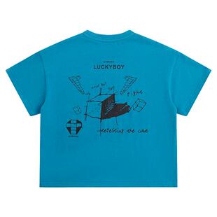 小象汉姆童装男童短袖t恤儿童夏天T恤衫2026夏装新款男孩上衣纯棉