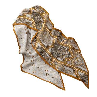 真丝羊毛围巾女2025新款冬小长条丝巾护颈今年流行爆款高级感飘带