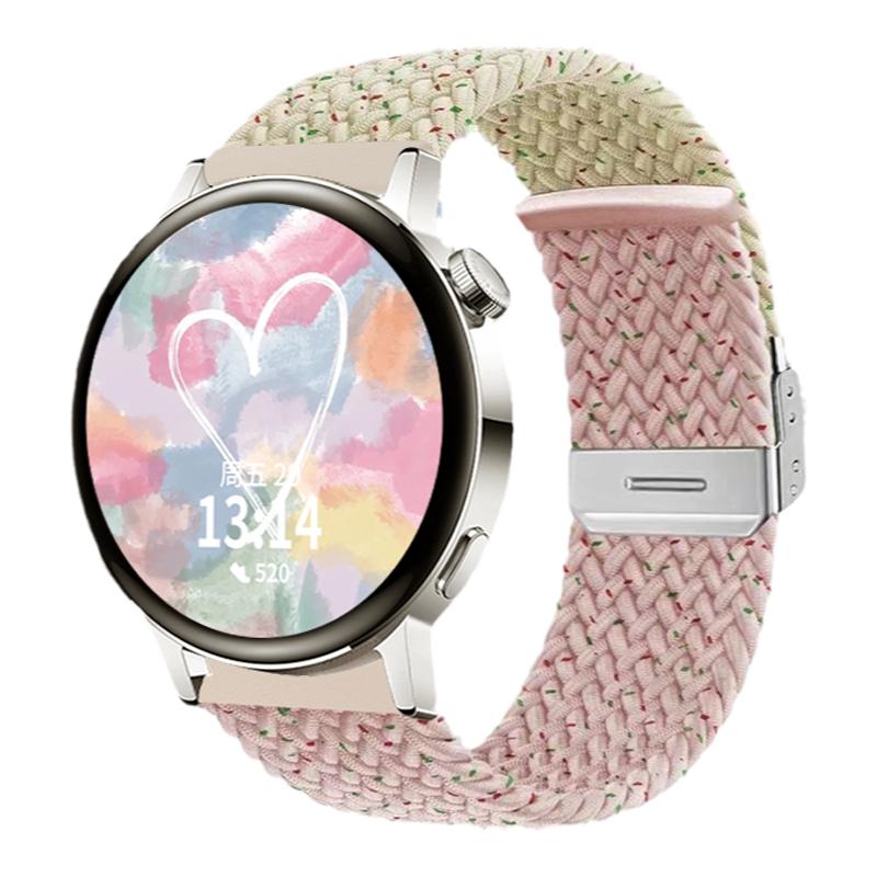 适用小米watchS3/S4sport表带watchS2智能运动小米color/color运动版手表带尼龙卡扣编织watch男女生配件腕带