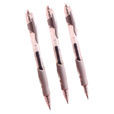 晨光简致按动0.38mm中性笔速干黑色笔芯学生用日常刷题用水笔子弹