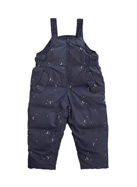 精灵背带羽绒裤服外出百搭