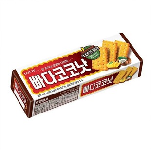 乐天黄油椰子味饼干 椰奶香酥 独立包装小饼干曲奇 韩国零食包邮